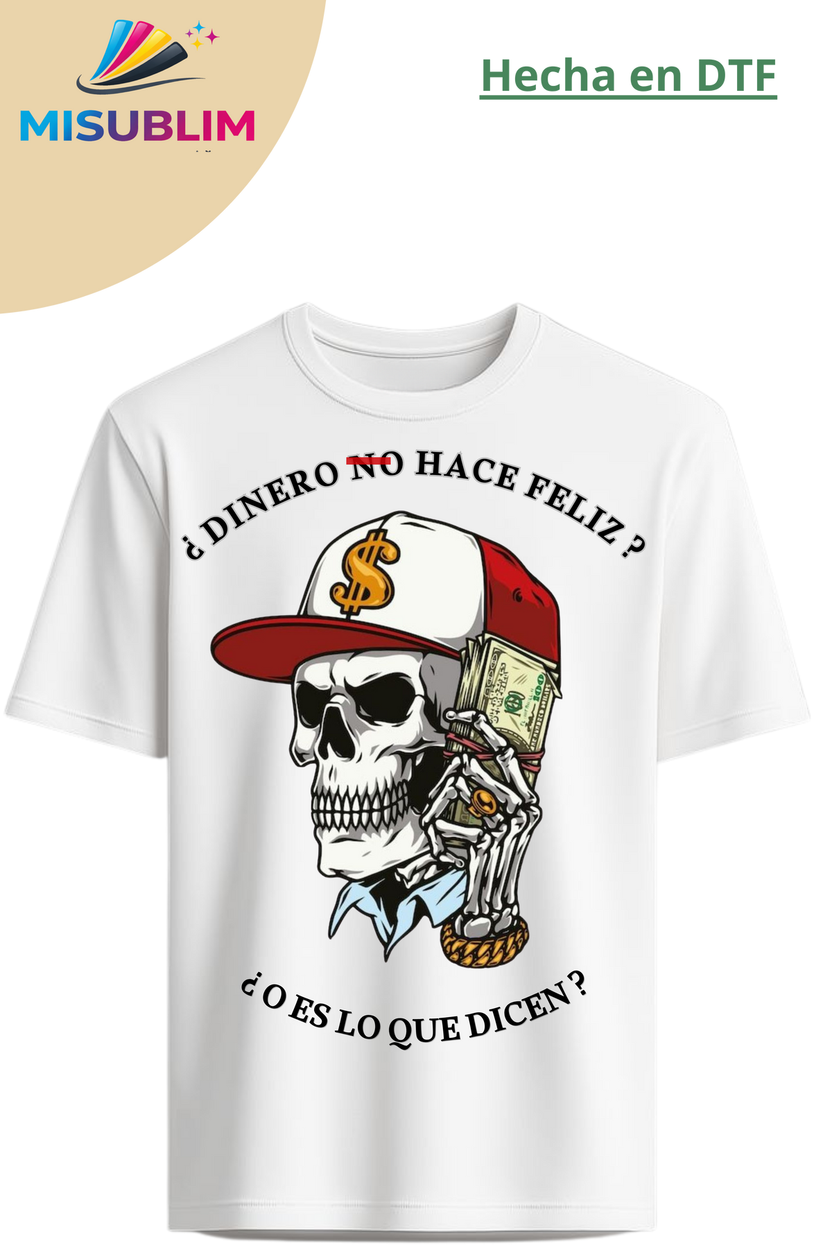 camiseta de manga corta de algodón