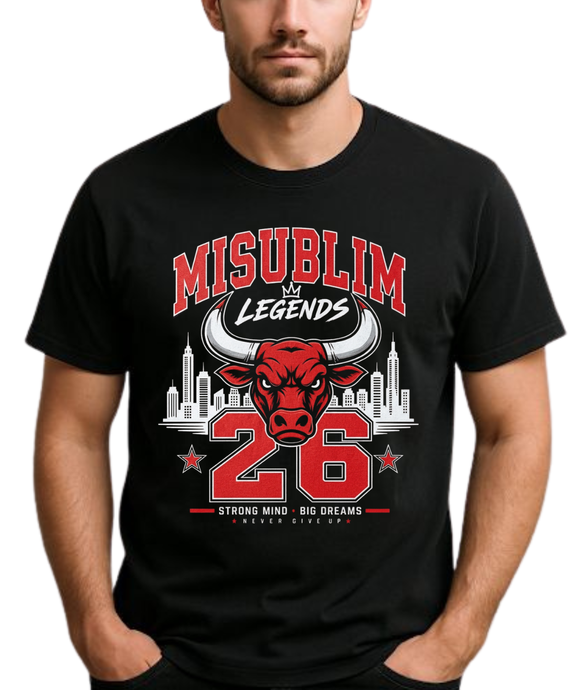 Camiseta de algodón de marca MISUBLIM