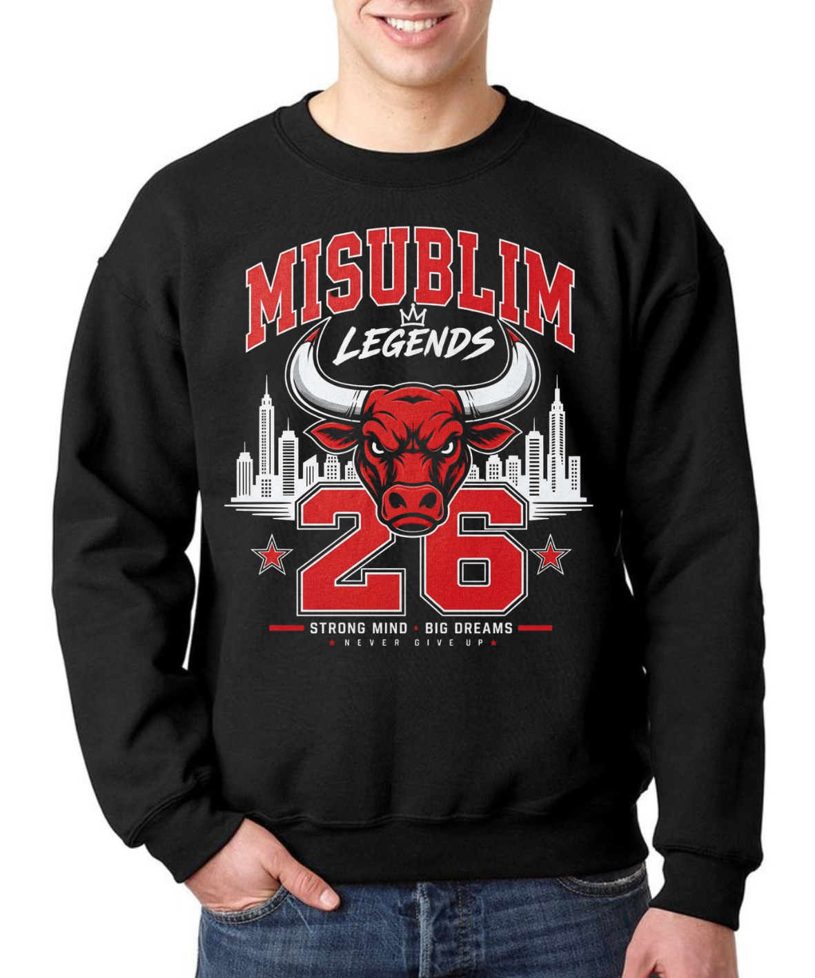 Sudadera de algodón de marca MISUBLIM