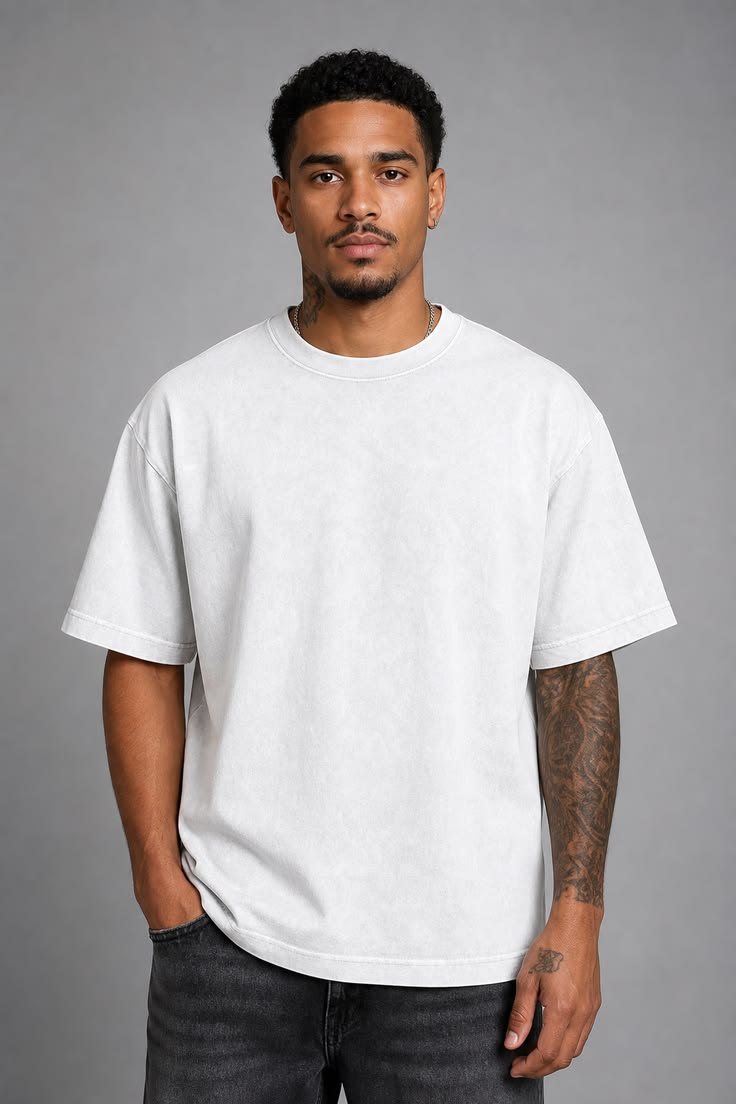 Camiseta blanca de manga corta