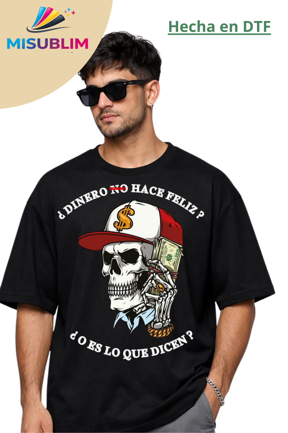 camiseta de manga corta de algodón