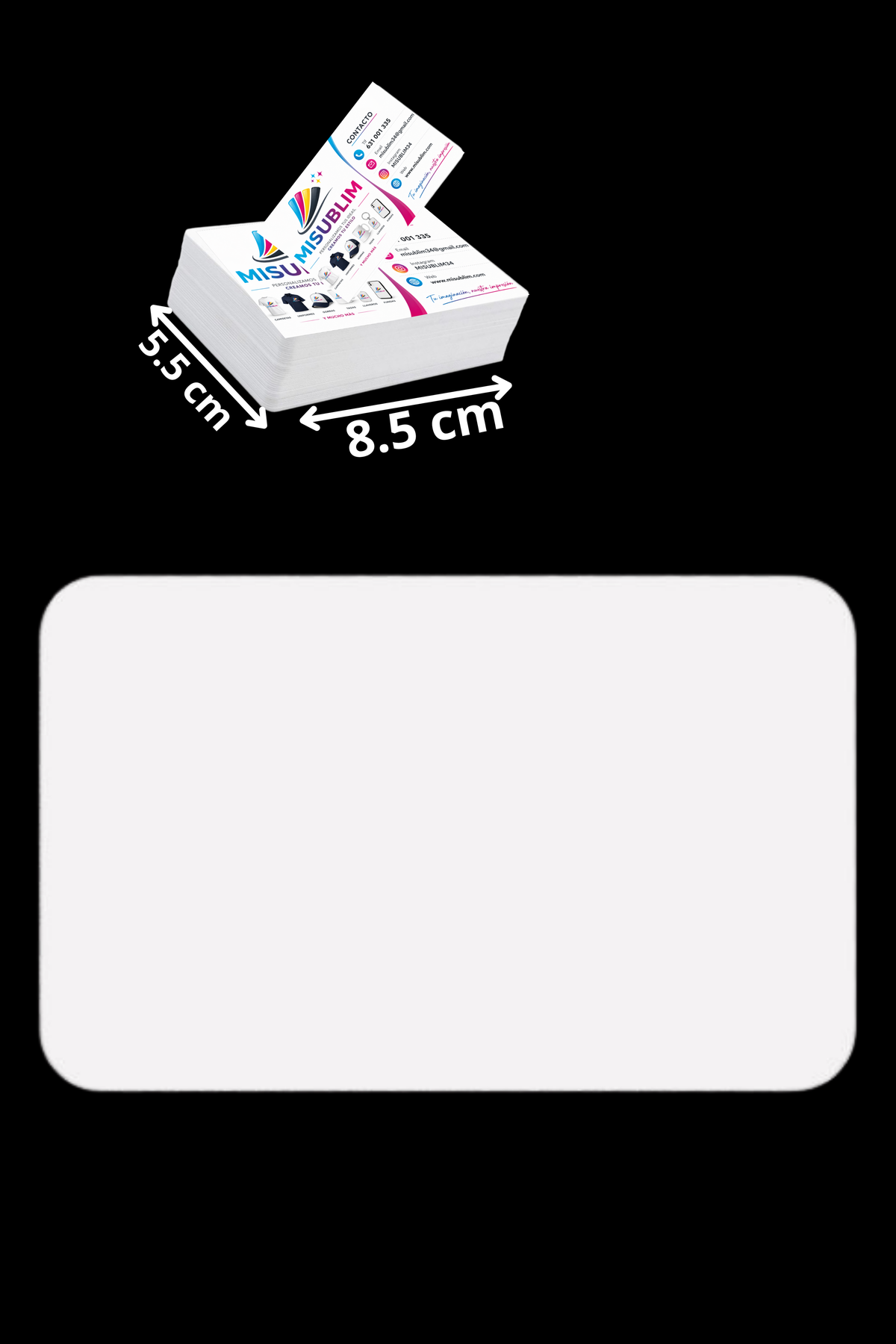 Tarjetas de visita personalizadas